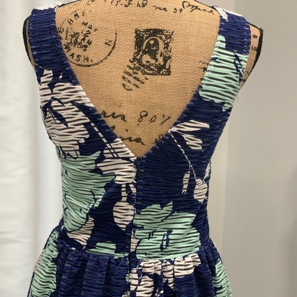 Design Lab green blue sleeveless dress size L - Picture 5 of 8